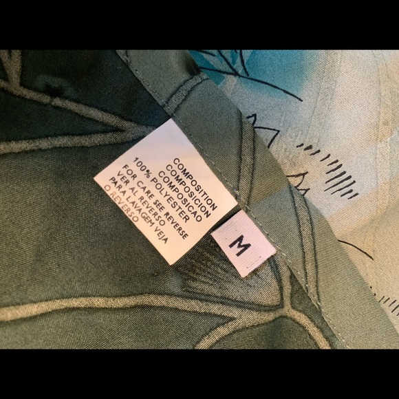 Floral Ombré Wrap Sarong with Waist Tie and Fringe Size Medium - Picture 4 of 6